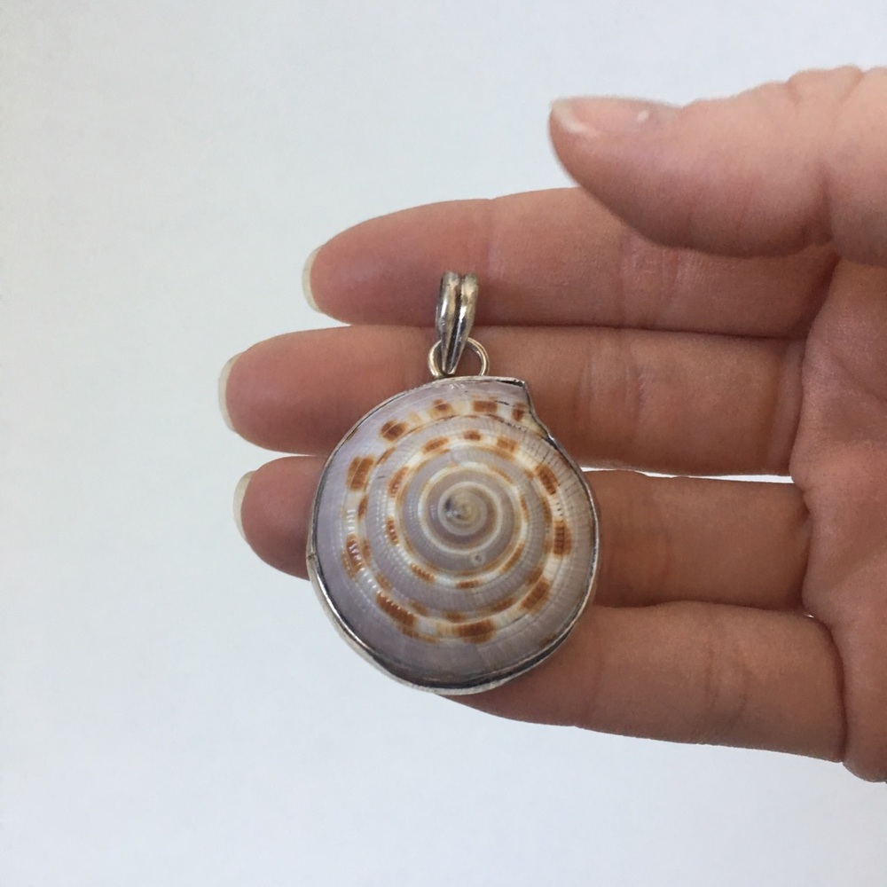 Silver Shell Pendant - image 4